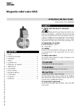 Preview for 1 page of Honeywell Krom Schroeder VAN Series Operating Instructions Manual