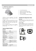 Preview for 1 page of Honeywell L-PHP15A Manual