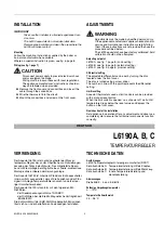 Preview for 2 page of Honeywell L6190A Instruction Sheet