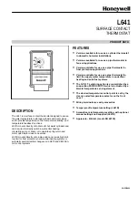 Honeywell L641AI039 Product Data preview