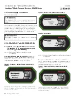 Предварительный просмотр 16 страницы Honeywell Limitless WMPR Series Installation And Technical Manual