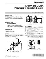 Honeywell LP914A Installation Instructions Manual предпросмотр