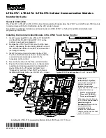 Honeywell LTE-L57A Installation Manual preview