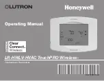 Honeywell Lutron LR-HWLV-HVAC TouchPRO Wireless Operating Manual preview