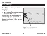 Preview for 8 page of Honeywell Lutron LR-HWLV-HVAC TouchPRO Wireless Operating Manual