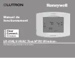 Preview for 21 page of Honeywell Lutron LR-HWLV-HVAC TouchPRO Wireless Operating Manual