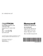 Preview for 100 page of Honeywell Lutron VisionPRO 8000 User Manual