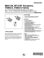 Honeywell M6410A Product Data preview