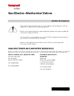 Honeywell Maxon CMA11 Instruction Manual preview