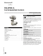 Honeywell Maxon VALUPAK-II Operating Instructions Manual preview