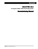 Preview for 1 page of Honeywell MAXPRO-Net Commissioning Manual