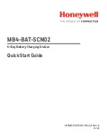 Honeywell MB4-BAT-SCN02 Quick Start Manual предпросмотр