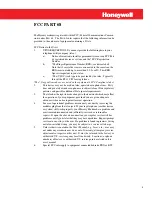 Preview for 3 page of Honeywell Mercury User Manual