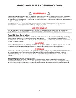 Preview for 6 page of Honeywell MeshGuard CO2 IR User Manual