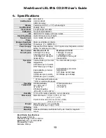 Preview for 13 page of Honeywell MeshGuard CO2 IR User Manual