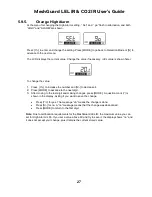 Preview for 27 page of Honeywell MeshGuard CO2 IR User Manual