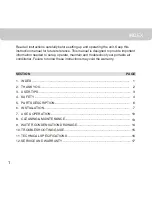 Preview for 2 page of Honeywell MF08CESWW Owner'S Manual