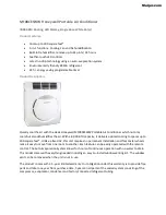 Preview for 1 page of Honeywell MF08CESWW Specifications