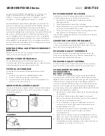 Preview for 8 page of Honeywell MICRO SWITCH BX2 Series Installation Instructions Manual