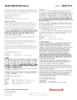 Preview for 33 page of Honeywell MICRO SWITCH BX2 Series Installation Instructions Manual