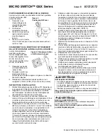 Предварительный просмотр 9 страницы Honeywell MICRO SWITCH Installation Instructions Manual