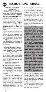 Preview for 8 page of Honeywell Miller EN 358 Instructions For Use Manual