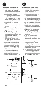 Preview for 98 page of Honeywell Miller EN 358 Instructions For Use Manual