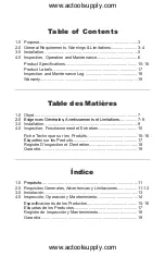 Preview for 2 page of Honeywell MILLER ManHandler 8442-Z7/100FT User Instruction Manual