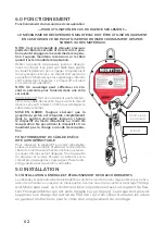 Предварительный просмотр 62 страницы Honeywell MILLER MIGHTEVAC 1014390-A User Instruction Manual