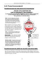 Preview for 22 page of Honeywell Miller MightEvac User Instruction Manual