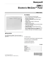 Предварительный просмотр 1 страницы Honeywell MiniZone EMM-3 Product Data