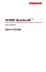 Preview for 1 page of Honeywell MK3480-30B104 - IS3480 QuantumE - Wired Desktop Barcode Scanner User Manual