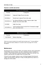 Preview for 7 page of Honeywell MK3480-30B104 - IS3480 QuantumE - Wired Desktop Barcode Scanner User Manual