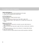 Предварительный просмотр 14 страницы Honeywell MM14CCS Owner'S Manual