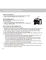 Предварительный просмотр 14 страницы Honeywell MP10CESWW Owner'S Manual