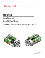 Предварительный просмотр 1 страницы Honeywell MPA1C1 Installation Manual