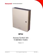 Honeywell MPA2 Installation Manual preview