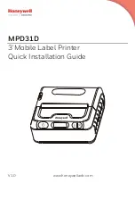 Preview for 1 page of Honeywell MPD31D Quick Installation Manual