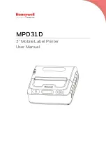 Preview for 1 page of Honeywell MPD31D User Manual