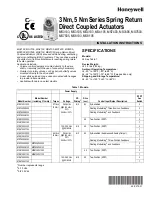 Preview for 1 page of Honeywell MS4105A1030 Installation Instructions Manual