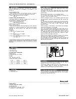 Preview for 3 page of Honeywell MT2000B1004 Installation Instruction