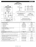 Honeywell MUTEX 2 Instructions Of Use предпросмотр