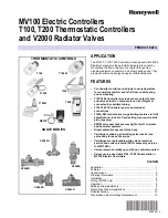 Предварительный просмотр 1 страницы Honeywell MV100 Product Data