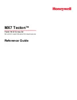 Preview for 1 page of Honeywell MX7 Tecton Reference Manual