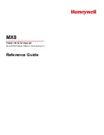 Honeywell MX8 Reference Manual preview