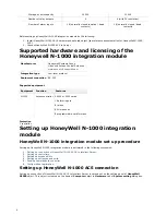 Preview for 4 page of Honeywell N-1000 Settings Manual