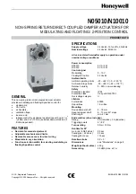 Honeywell N05010 Product Data предпросмотр