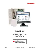 Honeywell NetAXS-123 User Manual preview