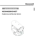 Honeywell NEXH4520HD-NET Installation Manual предпросмотр