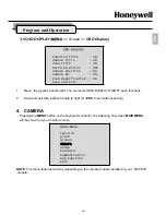 Предварительный просмотр 26 страницы Honeywell NEXPTZ-CN Installation And Operation Manual
